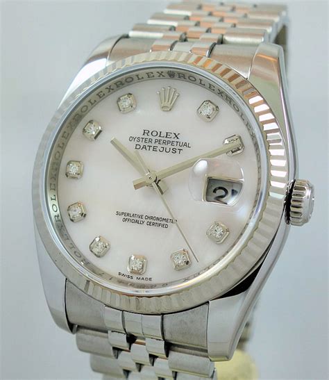 rolex mother of pearl datejust 31|rolex datejust 36mm on wrist.